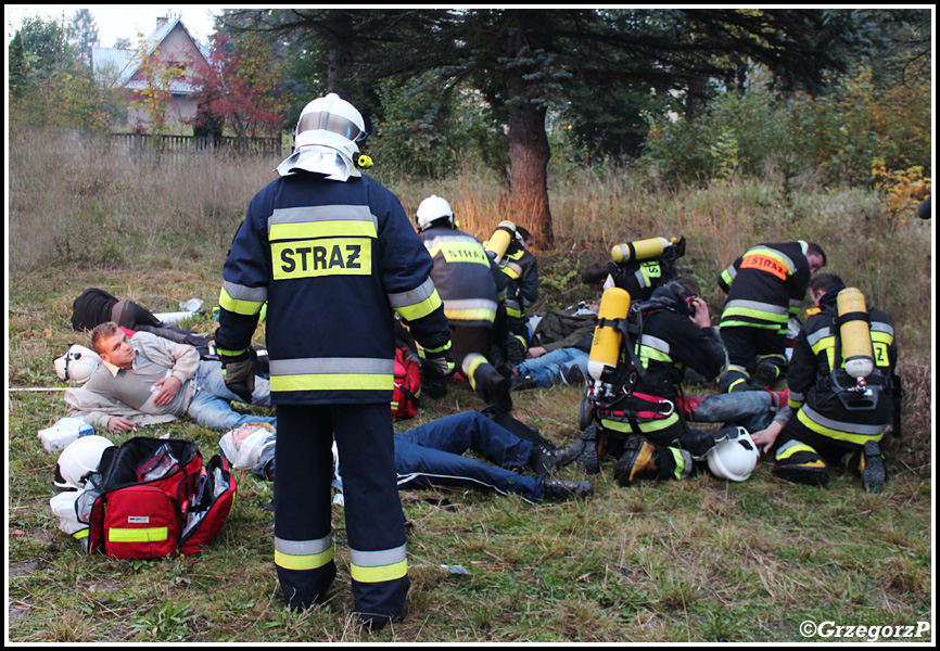9.10.2015 - Zawoja, DW ''GÃ³rnik'' - Ä†wiczenia ''UCHODÅ¹CA 2015''
