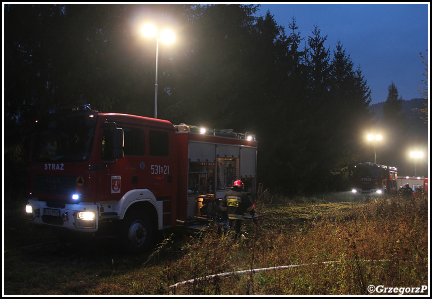 9.10.2015 - Zawoja, DW ''GÃ³rnik'' - Ä†wiczenia ''UCHODÅ¹CA 2015''