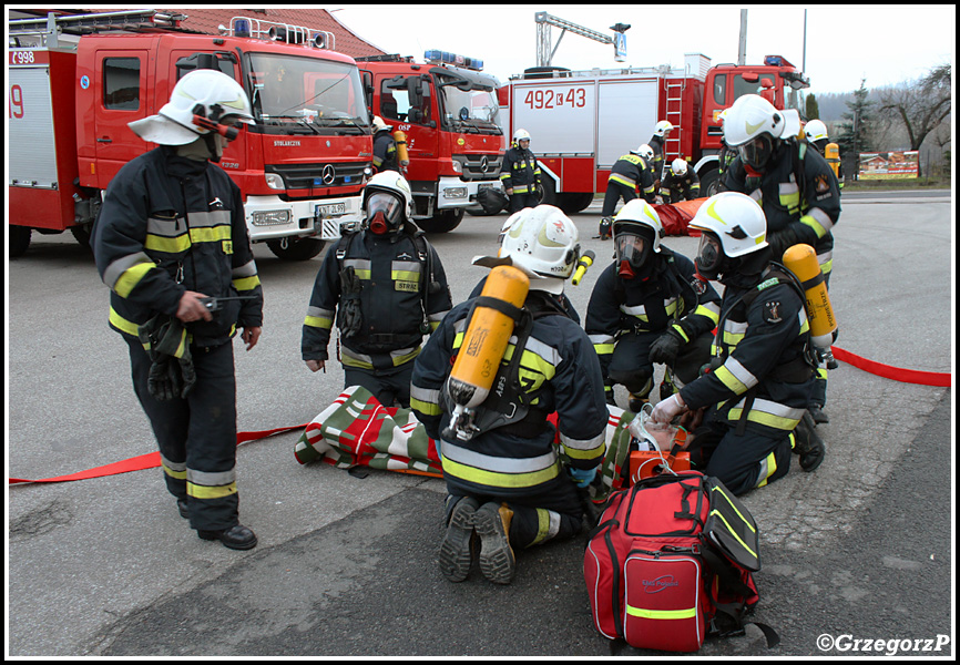 22.11.2015 - Spytkowice, remiza OSP - Manewry KSRG