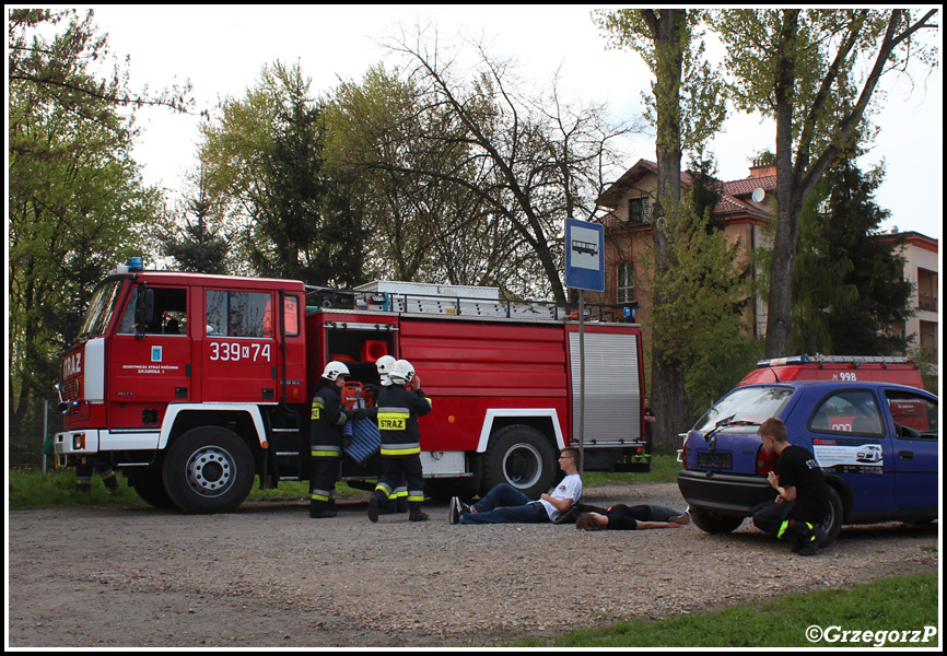 3.05.2016 - Skawina, Park Miejski - Symulacja wypadku mnogiego