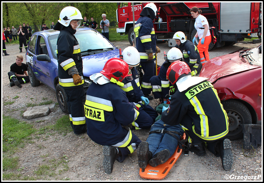 3.05.2016 - Skawina, Park Miejski - Symulacja wypadku mnogiego