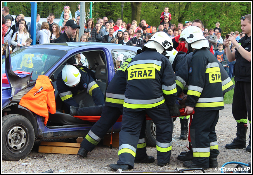 3.05.2016 - Skawina, Park Miejski - Symulacja wypadku mnogiego