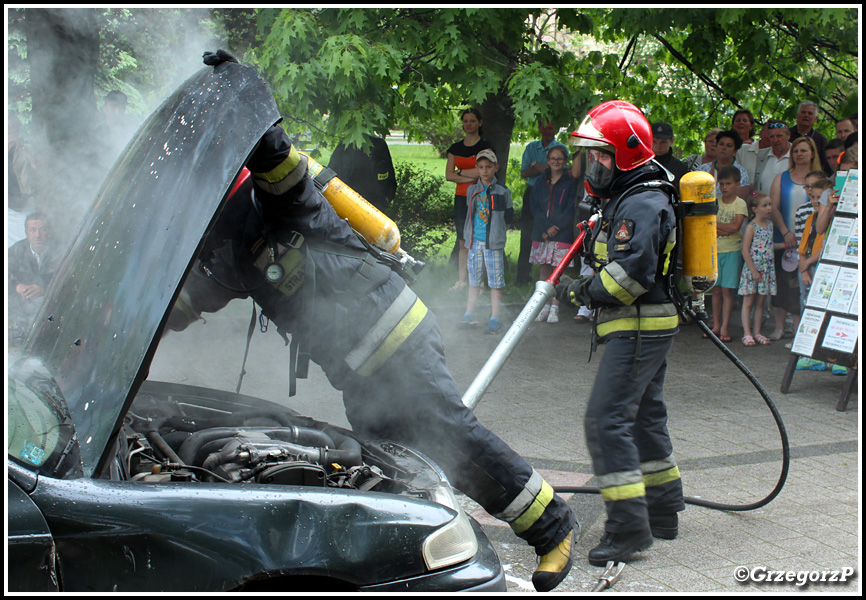 29.05.2016 - Rabka, deptak przed Amfiteatrem - Pokaz ratownictwa technicznego