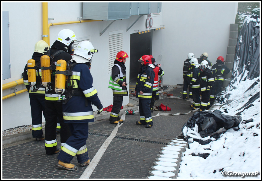 7.11.2016 - Zakopane, ul. Balzera, hotel Nosalowy Dwór - Manewry KSRG powiatu tatrzańskiego