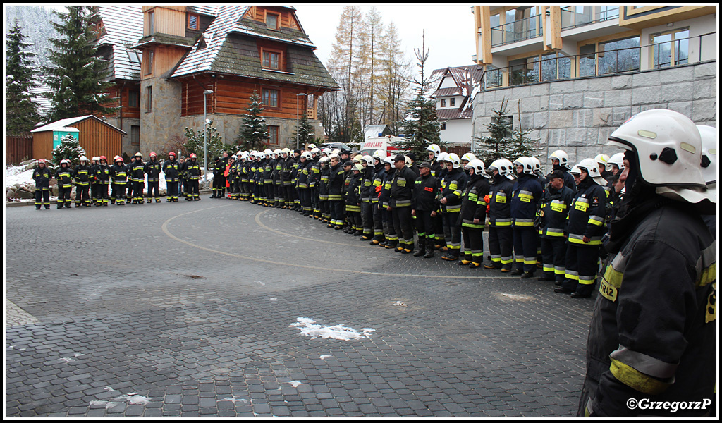 7.11.2016 - Zakopane, ul. Balzera, hotel Nosalowy DwÃ³r - Manewry KSRG powiatu tatrzaÅ„skiego