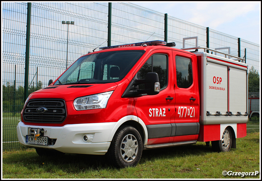 477[K]21 - GLBM 0,2/0,5 Ford Transit 155 T350/Frank-Cars - OSP Skomielna BiaÅ‚a*