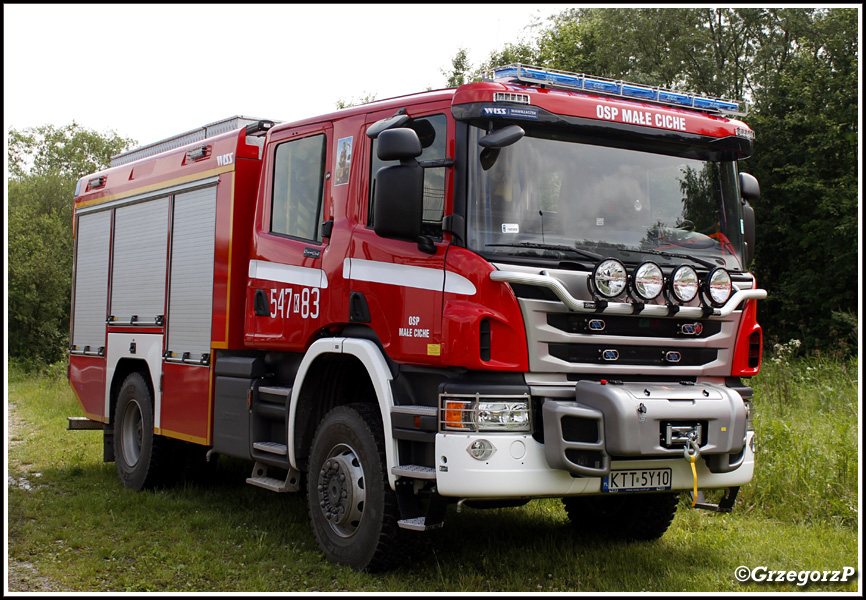 547[K]83 - GBA 3/16 Scania P360/Wawrzaszek - OSP MaÅ‚e Ciche