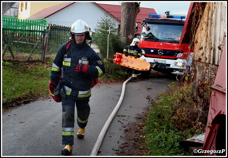 12.11.2017 - Rokiciny Podhalańskie, Gawlikówka - Gminne manewry taktyczno- bojowe