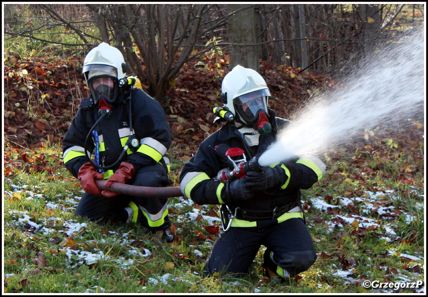 12.11.2017 - Rokiciny Podhalańskie, Gawlikówka - Gminne manewry taktyczno- bojowe