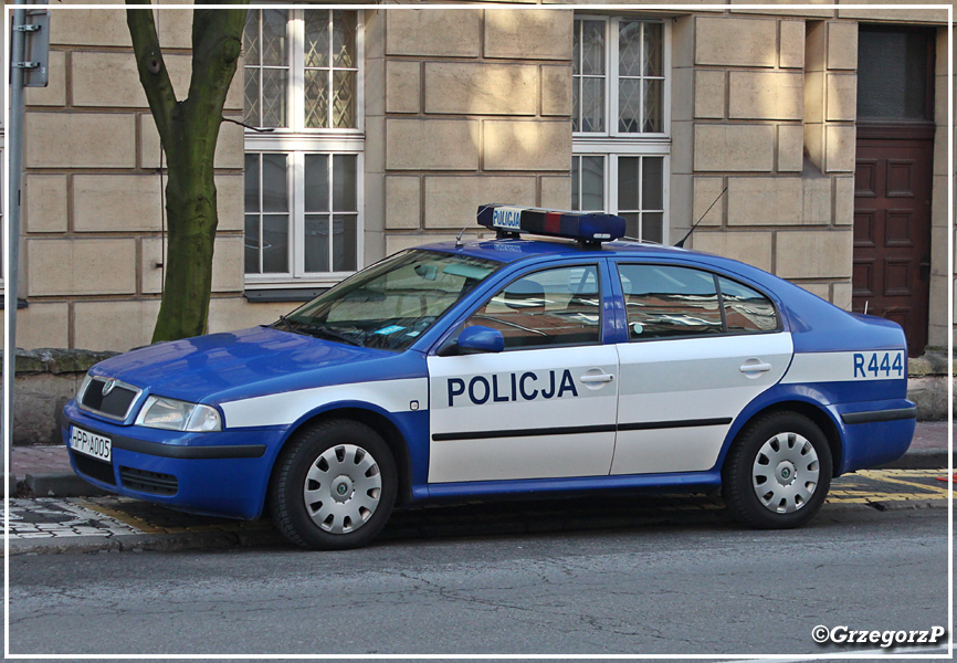 R444 - Å koda Octavia - Komisariat Autostradowy Policji Gliwice*