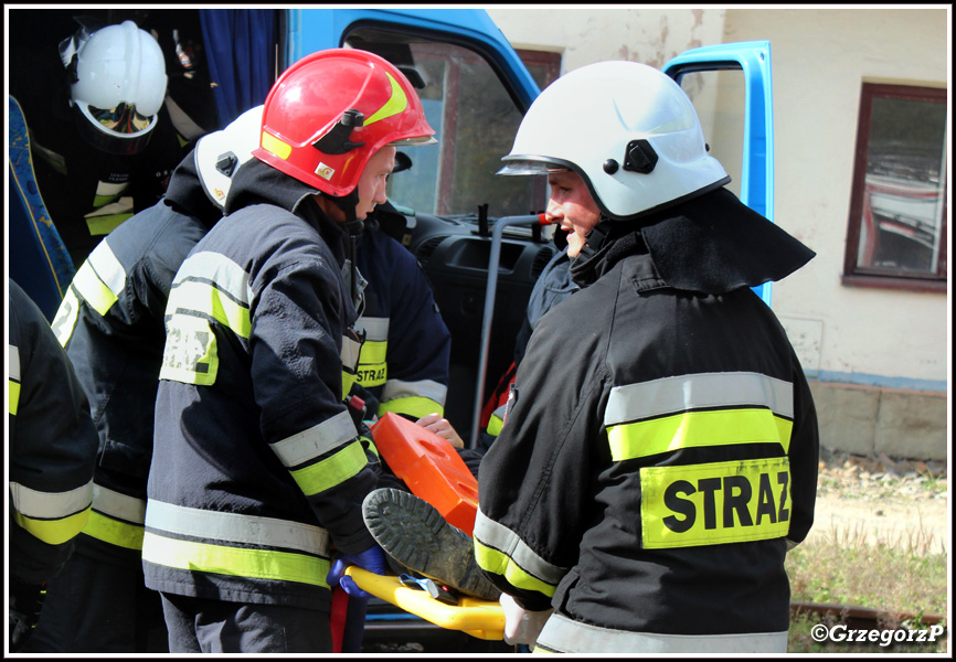 28.09.2018 - Stacja kolejowa w Kasinie Wielkiej, stacja narciarska Kasina SKI - Powiatowe manewry KSRG