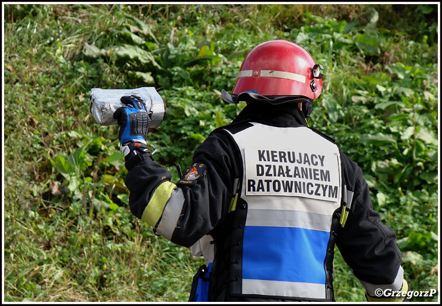 28.09.2018 - Stacja kolejowa w Kasinie Wielkiej, stacja narciarska Kasina SKI - Powiatowe manewry KSRG