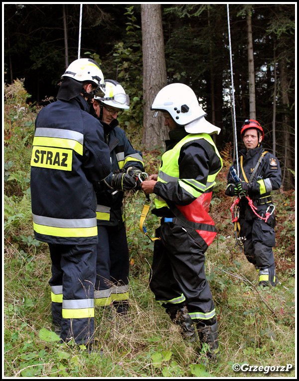 28.09.2018 - Stacja kolejowa w Kasinie Wielkiej, stacja narciarska Kasina SKI - Powiatowe manewry KSRG