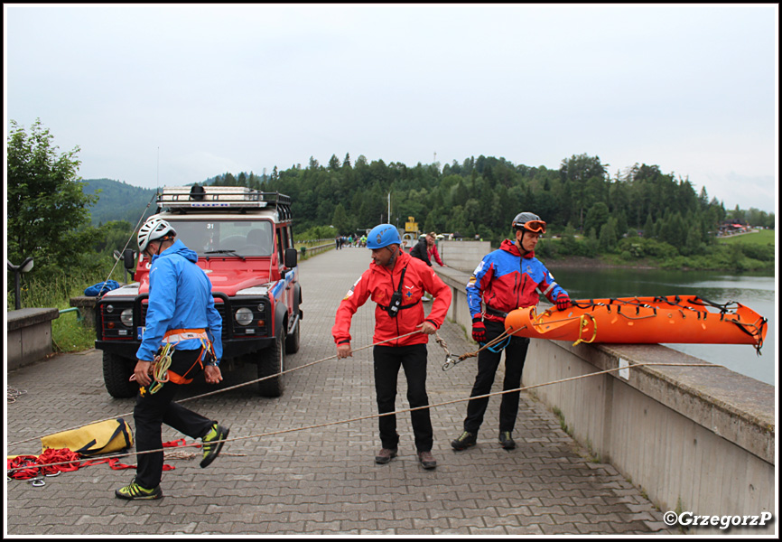 17.06.2019 - Niedzica - Manewry KSRG ''ZAPORA 19'' - Epizod Ranni na zaporze