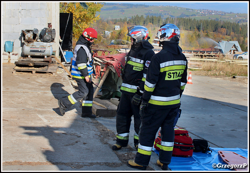 18.10.2019 - Nowe Bystre, SÅ‚odyczki - Manewry KSRG ''TARTAK 2019''