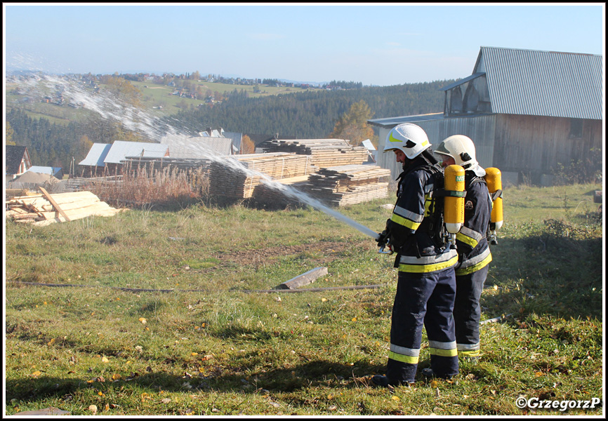18.10.2019 - Nowe Bystre, SÅ‚odyczki - Manewry KSRG ''TARTAK 2019''