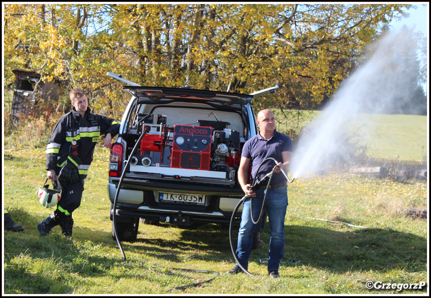 18.10.2019 - Nowe Bystre, SÅ‚odyczki - Manewry KSRG ''TARTAK 2019''