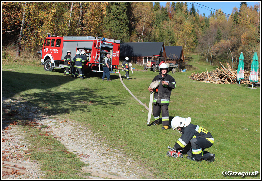 20.10.2019 - Harklowa - Gminne manewry taktyczno- bojowe OSP