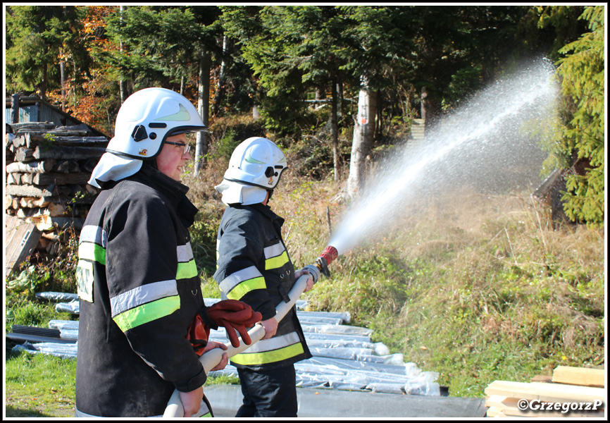 20.10.2019 - Harklowa - Gminne manewry taktyczno- bojowe OSP