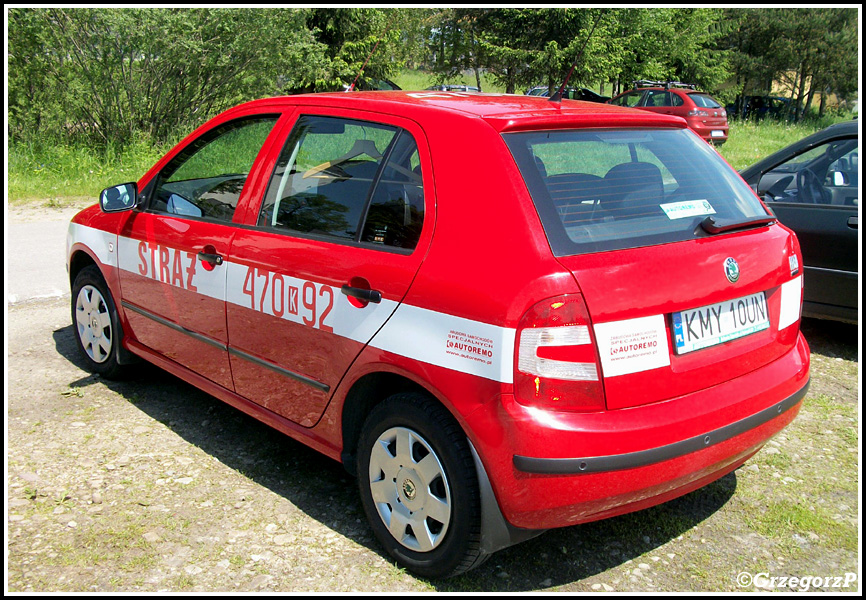 470[K]92 - SLOp Škoda Fabia - KP PSP Myślenice