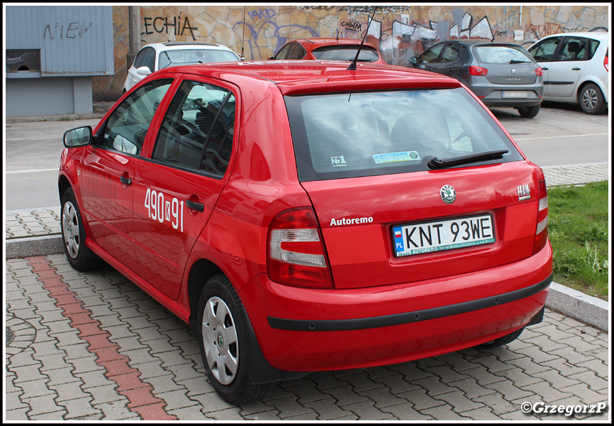 490[K]91 - SLOp Å koda Fabia - KP PSP Nowy Targ