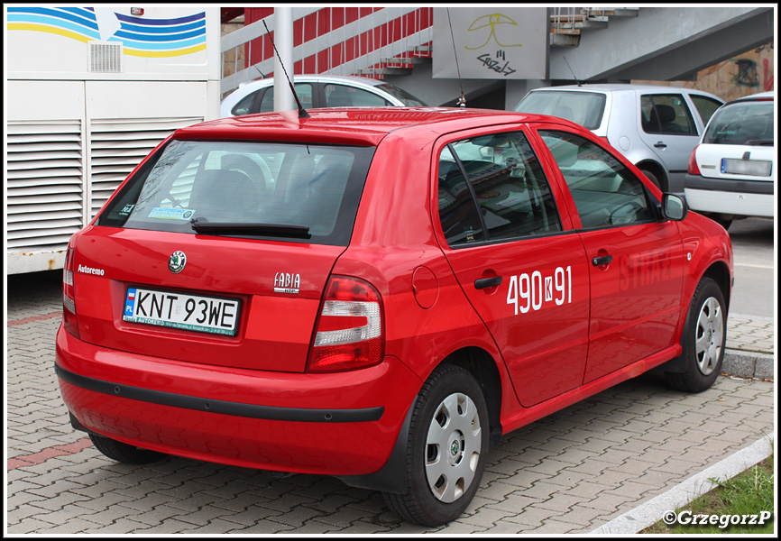 490[K]91 - SLOp Škoda Fabia - KP PSP Nowy Targ