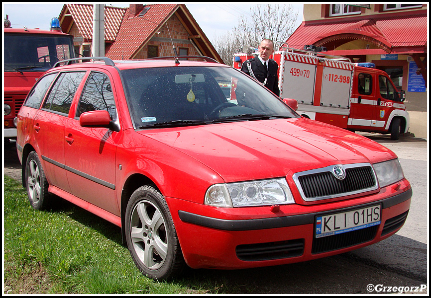 SLOp Škoda Octavia Kombi - Kapelan małopolskich strażaków