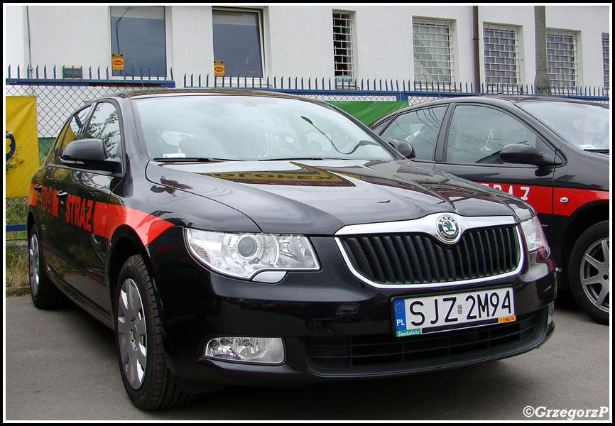 470[S]91 - SLOp Å koda Superb - KM PSP JastrzÄ™bie ZdrÃ³j