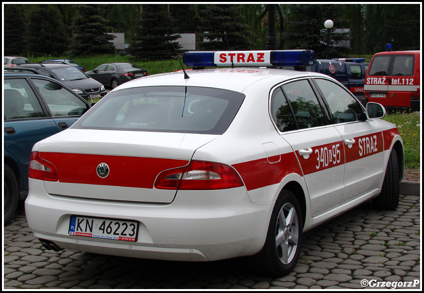 340[K]95 - SLOp Å koda Superb - KM PSP Nowy SÄ…cz