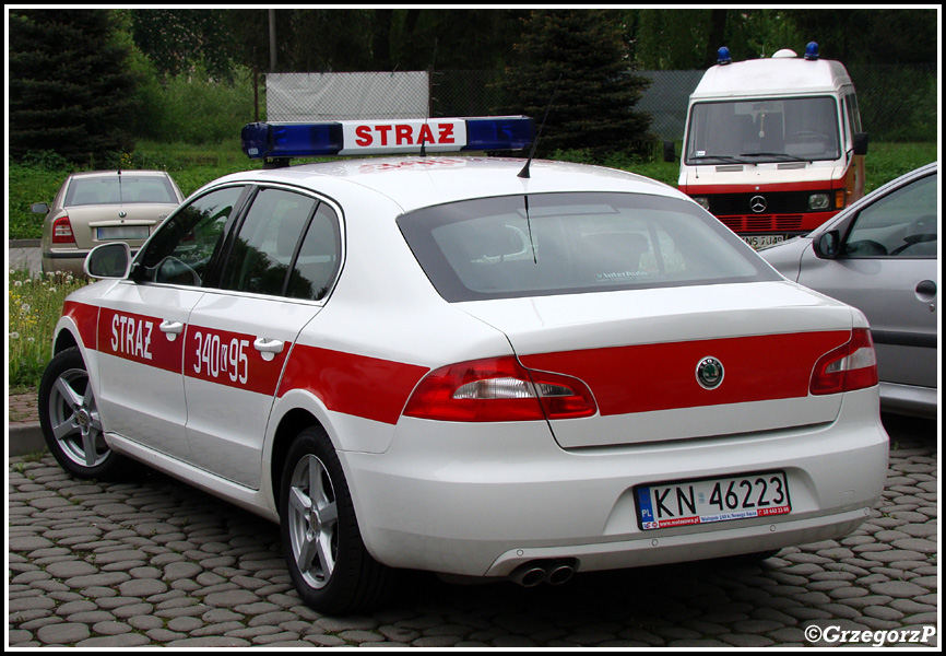 340[K]95 - SLOp Å koda Superb - KM PSP Nowy SÄ…cz