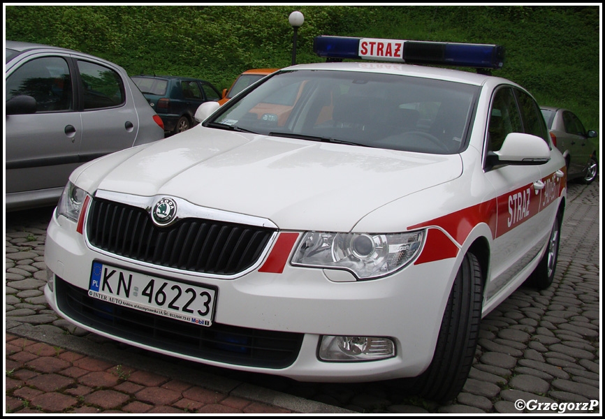 340[K]95 - SLOp Škoda Superb - KM PSP Nowy Sącz