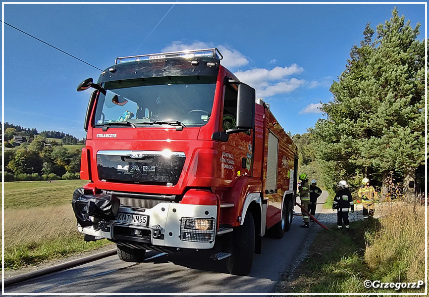 2.10.2021 - Orawka, kościół - Gminne manewry taktyczno- bojowe