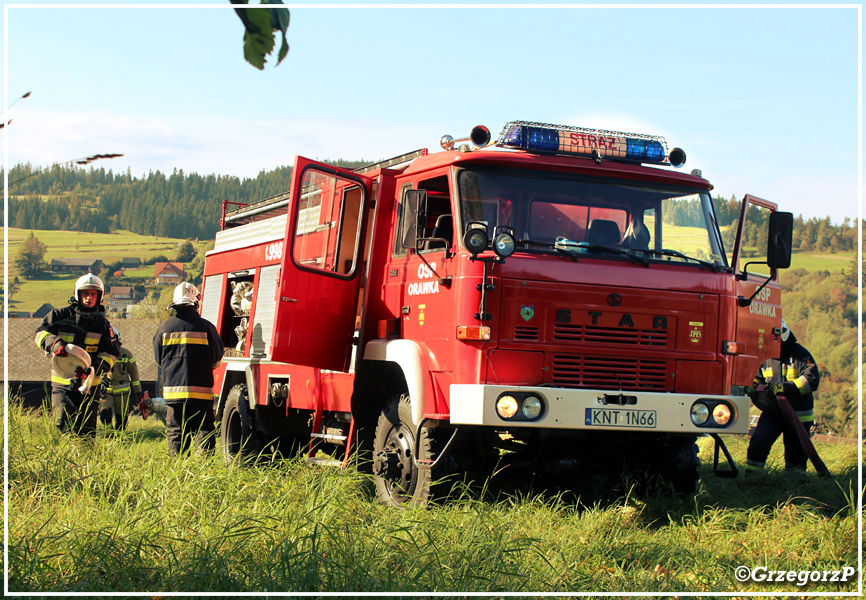 2.10.2021 - Orawka, koÅ›ciÃ³Å‚ - Gminne manewry taktyczno- bojowe