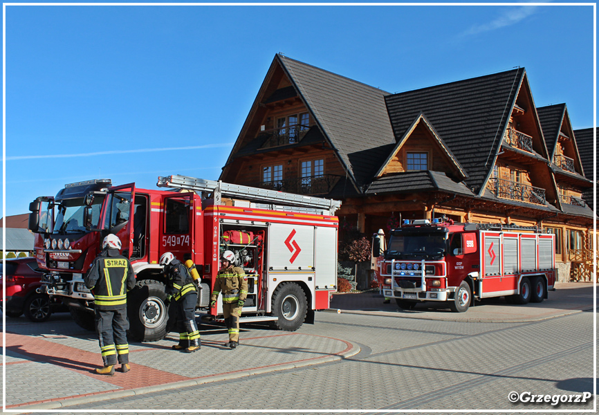 27.10.2021 - WitÃ³w, Stacja narciarska WitÃ³w-SKI - Manewry powiatowe KSRG ''STREFA 2021''