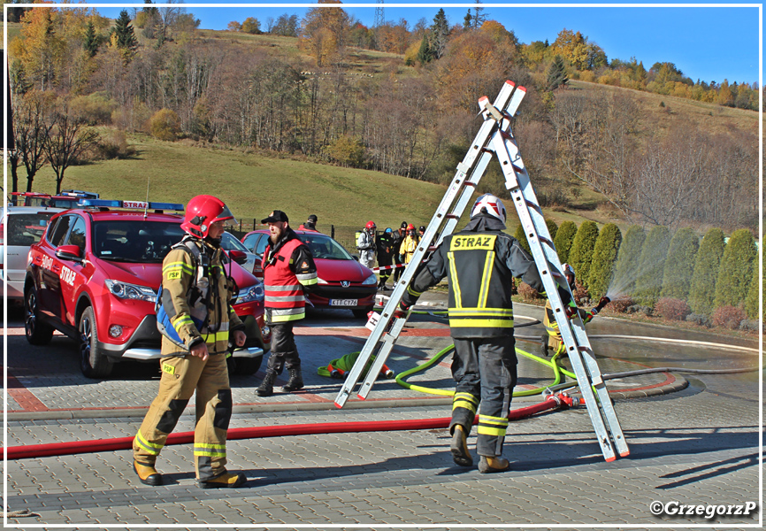 27.10.2021 - Witów, Stacja narciarska Witów-SKI - Manewry powiatowe KSRG ''STREFA 2021''