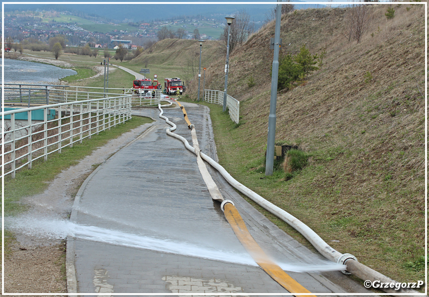 26.04.2022 - Nowy Targ, Bór na Czerwonem - Powiatowe manewry KSRG