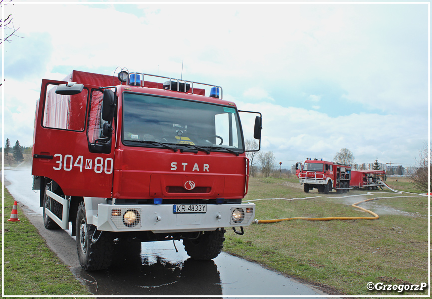 26.04.2022 - Nowy Targ, BÃ³r na Czerwonem - Powiatowe manewry KSRG