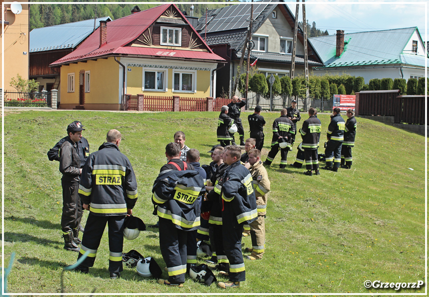 15.05.2022 - Łapsze Niżne - Ćwiczenia gminne OSP