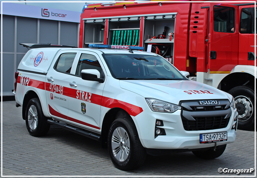 479[T]48 - SLRr Isuzu D-Max/Bocar - OSP KlimontÃ³w