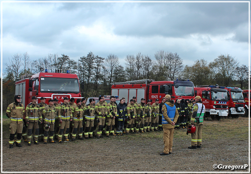 8.11.2023 - Spytkowice, kompleks ''BESKID'' - Powiatowe manewry taktyczno- bojowe