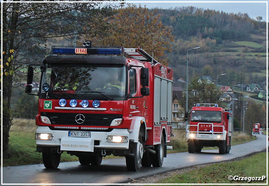 8.11.2023 - Spytkowice, kompleks ''BESKID'' - Powiatowe manewry taktyczno- bojowe