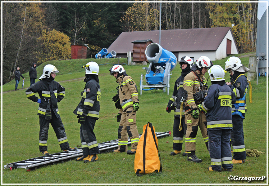 8.11.2023 - Spytkowice, kompleks ''BESKID'' - Powiatowe manewry taktyczno- bojowe