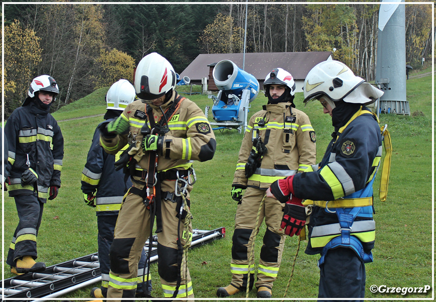 8.11.2023 - Spytkowice, kompleks ''BESKID'' - Powiatowe manewry taktyczno- bojowe