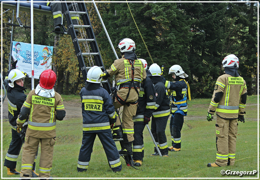 8.11.2023 - Spytkowice, kompleks ''BESKID'' - Powiatowe manewry taktyczno- bojowe