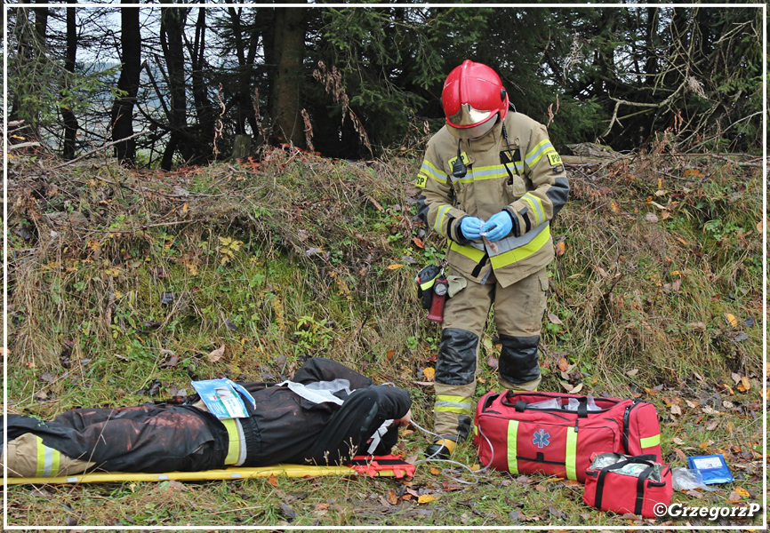 8.11.2023 - Spytkowice, kompleks ''BESKID'' - Powiatowe manewry taktyczno- bojowe