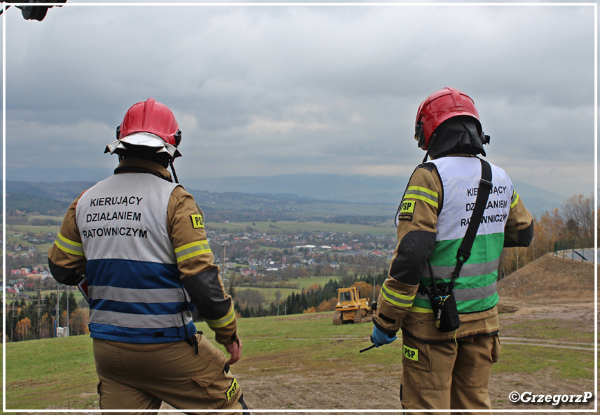 8.11.2023 - Spytkowice, kompleks ''BESKID'' - Powiatowe manewry taktyczno- bojowe