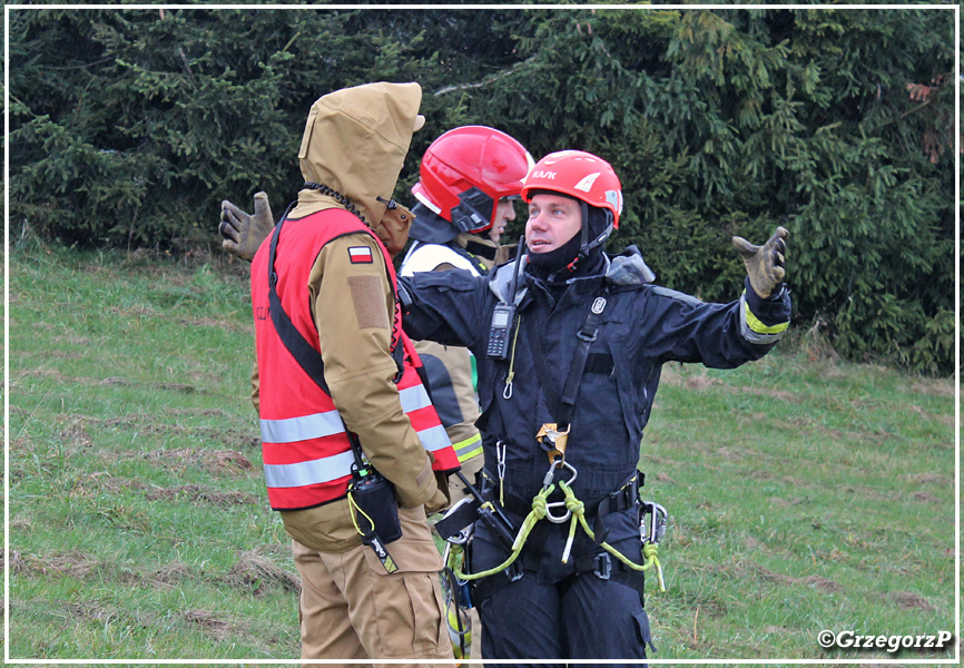 8.11.2023 - Spytkowice, kompleks ''BESKID'' - Powiatowe manewry taktyczno- bojowe