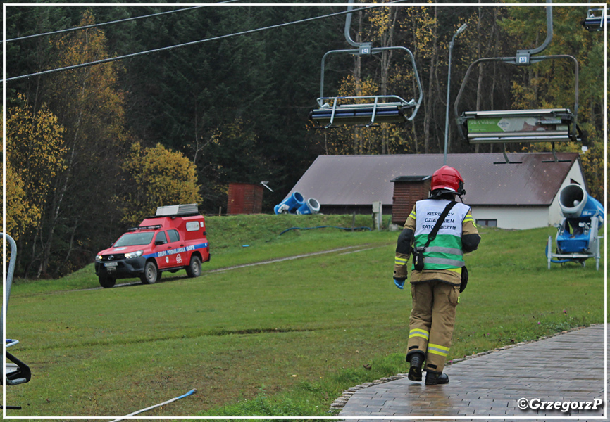 8.11.2023 - Spytkowice, kompleks ''BESKID'' - Powiatowe manewry taktyczno- bojowe