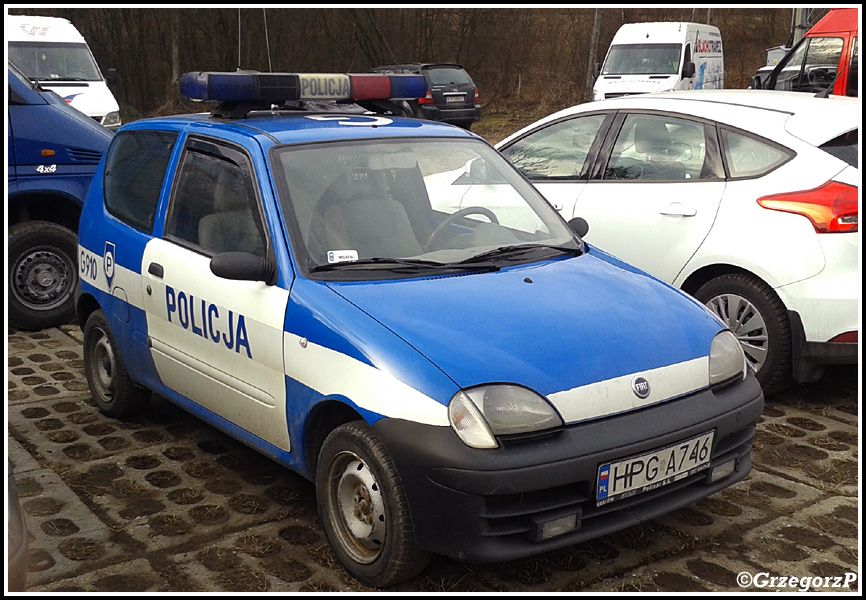 G910 - Fiat Seicento - KPP Nowy Targ