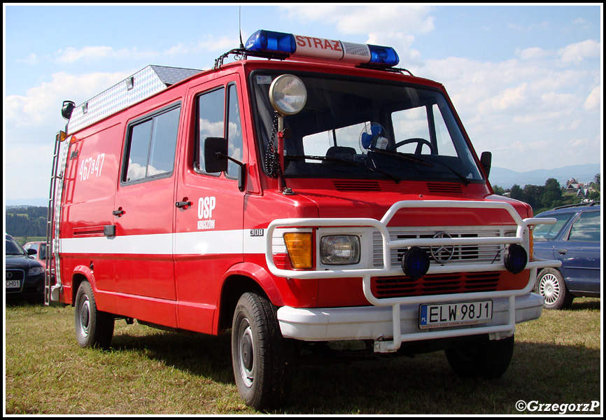 467[E]47 - GLM Mercedes Benz 308/Metz - OSP KruszÃ³w